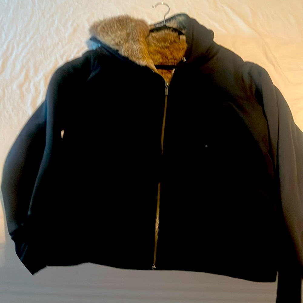 Vintage Juicy Couture Rabbit Fur Lined Hoodie